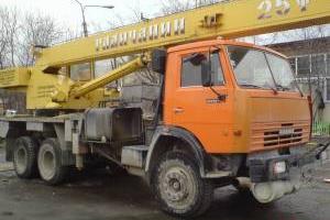Продам автокран КамАЗ-53215 Галичанин г/п 25 тонн, 2006 г/в Город Уфа
